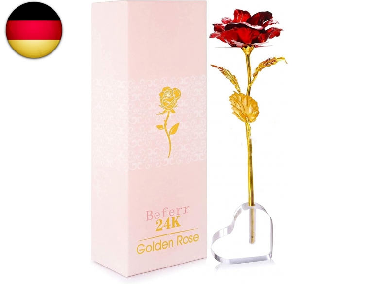 PIQIUQIU Rose Knstliche Infinity Rosen mit Herzstnder, fr Valentinstag  Ju | eBay.de