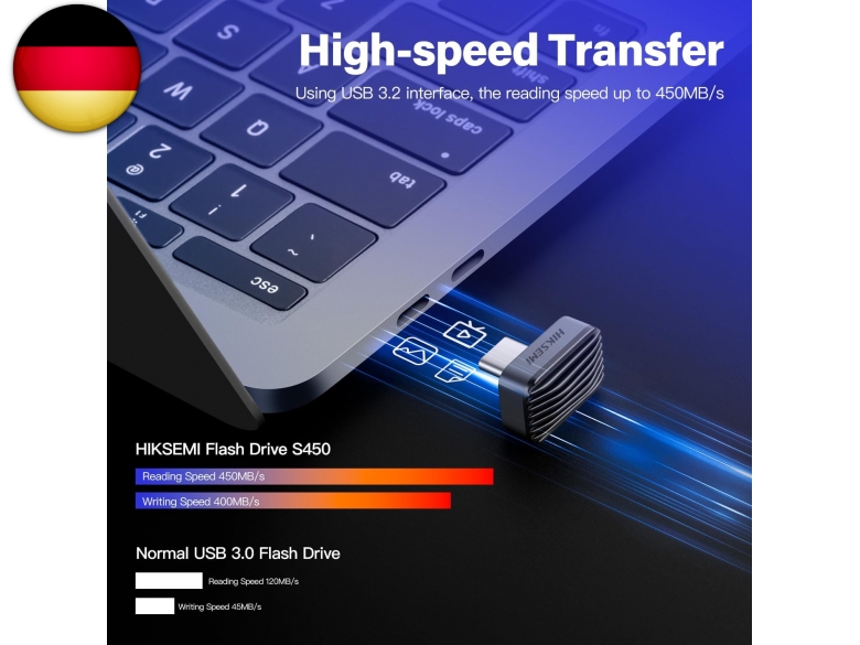 Kimtigo 2,5 Zoll SSD 500GB – Duale Schnittstelle (USB-C & SATA) – Extern & Intern Nutzbar Für Laptop, Gaming, Büro